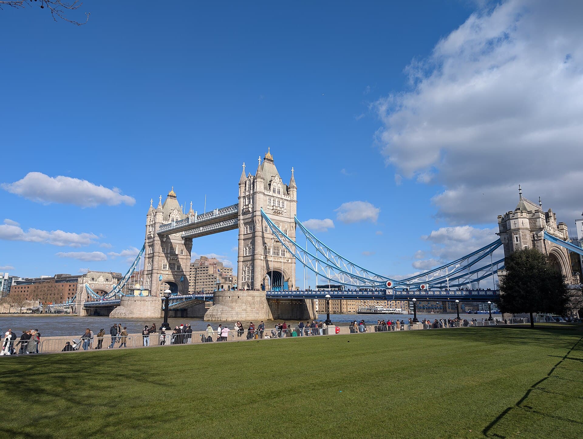 Tower Bridge over the River Thames in London